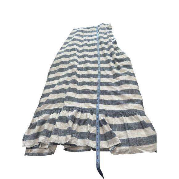 Roller Rabbit Dress Blue White Striped Nautical Sailor Relaxed Maxi Size XL - Picture 9 of 9